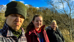Yesterday I went on a belated Christmas walk. Here's a snap of Rebekah looking lovely and a (poor) attempt at a smile f…