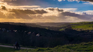 Rivelin Valley evening sky.