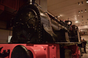 The Ellesmere steam locomotive