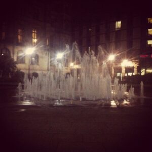 Sheffield Peace Garden Fountains (Taken with Instagram at Peace Gardens)