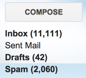 Well, shit. Things may have gotten out of hand with my inbox.