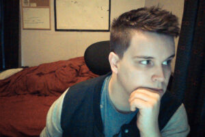 Dailybooth. This is my Reddit/Tumblr browsing face. Song of the Day: Goo Goo Dolls - Iris