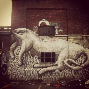 Phlegm Graffiti at Abbeydale Tram Sheds (Taken with instagram)