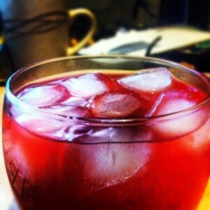 Homemade Red Vodka Martini (Taken with instagram)