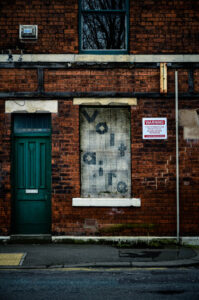Voltaire Site of the old Carter Electrical store on Clough Lane, Sheffield.