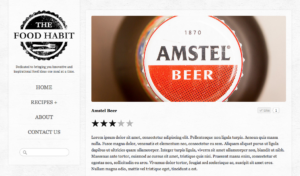 The Food Habit Beer Reviews That's another nice bit of functionality added to The Food Habit website. Once again, break…