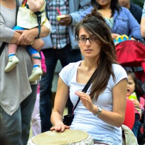 Drumming at @tramlines (Taken with Instagram)