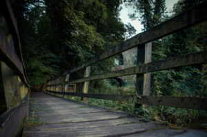 Wooden Bridge at New Mills