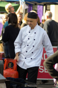 Swapping the gas Sharrow Vale Market - 7th October '12