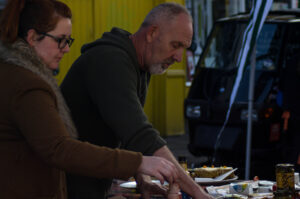 Selling Sauces Sharrow Vale Market - 7th October '12