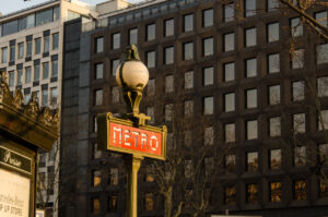 Paris Metro Sign