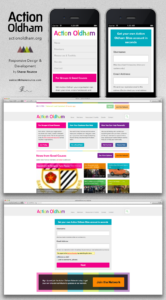 ActionOldham.org Given just the branding and a few ideas to work from, I recently created this Community Network, for V…