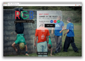 So the new RGB Parkour Tour Website went live this morning, courtesy of yours truly. Check it out: http://www.rgbparkou…