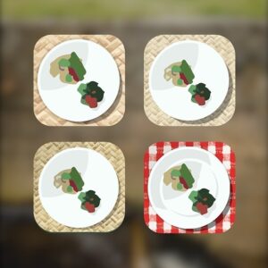 Playing with Plates. #meal #appdesign #icondesign #mockups