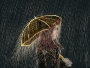 Sometimes it rains.