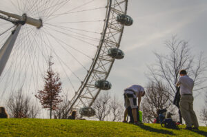 The London Eye, from Jubilee Gardens