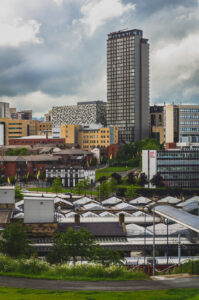 My Hometown A familiar view of Sheffield for many people. Shot from behind the Train Station.