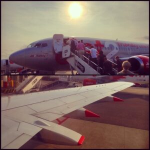 Flying home. (at Gate H Schiphol Airport)