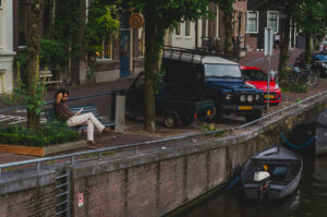 Some hipster chilling