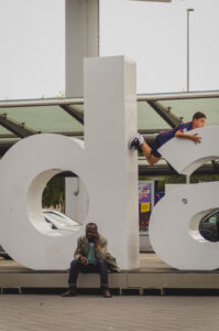 At da airport