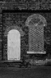 Closed door. Dead window.