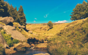 Burbage Valley, The Peak District, UK Burbage Valley is 8km north-west of Sheffield, in the United Kingdom. It is drain…