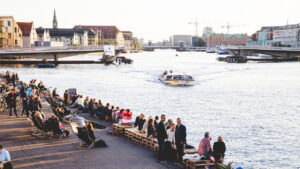 The View from Copenhagen Street Food Market A colourful and cheap street food market in the heart of Copenhagen.