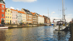 Nyhavn, Copenhagen Nyhavn (Danish pronunciation: [ˈnyhɑʊ̯ˀn]) (literally: New Harbour) is a 17th-century waterfront, ca…