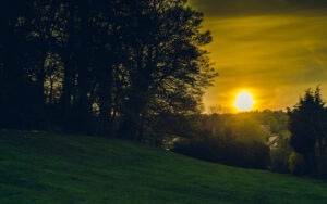 Bingham Park Sunset Sheffield, United Kingdom View on 500px