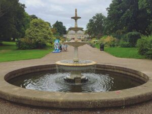 Sheffield botanical garden fountain. (at Sheffield Botanical Gardens)