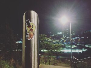 #eyescream #sheffield #sticker #sheffieldstreetart #streetart #art #city