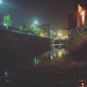 Random #skating missions tonight were fun. We ended up on some raft in the River Don. #sheffield