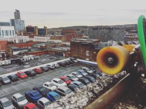 Random skate/photo mish round #Sheffield with @toby.millington