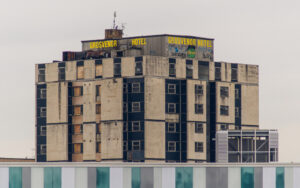 The former Grosvenor House Hotel, Charter Square, Sheffield City Centre.