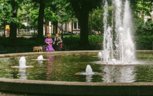 By the Fountain