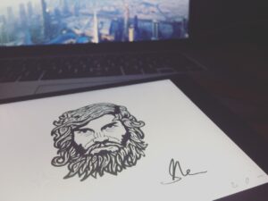 A random face I drew.
