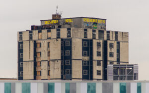 The former Grosvenor House Hotel, Charter Square, Sheffield City Centre.