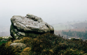 The cliffs at Owler Tor. Overlooking Hathersage Valley Shot during January, 2017.