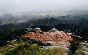 The cliffs at Owler Tor. Overlooking Hathersage Valley Shot during January, 2017.
