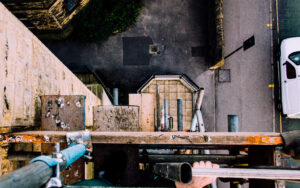 Scaffolding climb