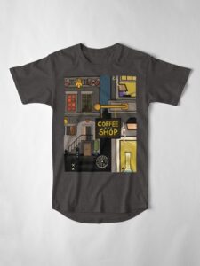 Coffee Shop Get this Amsterdam inspired design via my @redbubble store at: http://bit.ly/damstreet
