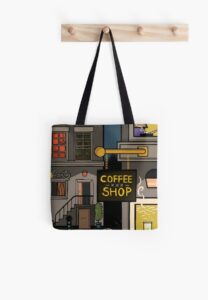 Coffee Shop Get this Amsterdam inspired design via my @redbubble store at: http://bit.ly/damstreet