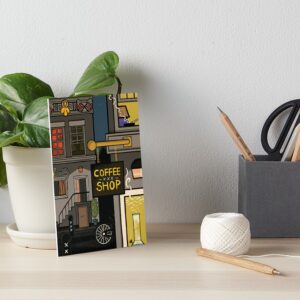 Coffee Shop Get this Amsterdam inspired design via my @redbubble store at: http://bit.ly/damstreet