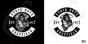 Parody Sons of Anarchy style logo design I whipped up for some local lads.