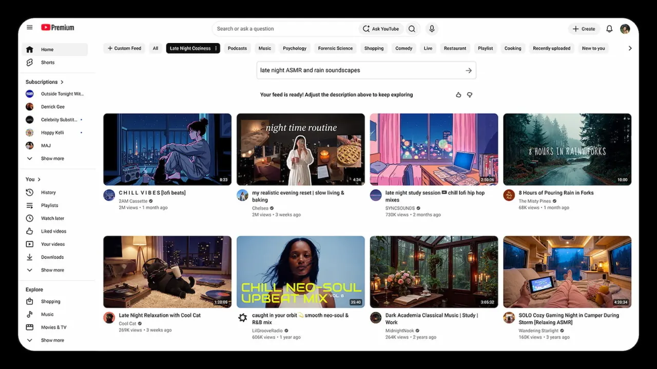 YouTube announces AI feeds, episodic Shorts and GIF comments | Talk Fuse